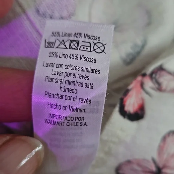 VGC Size 10 linen mix slip dress, light, cool, breezy perfect summer dress ☀️ - Picture 13 of 13